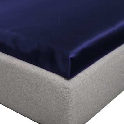 Silkelagen - Navy kuvertlagen - 100% morbærsilke - By Borg