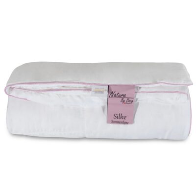 Sommer silkedyne med bambus - 150x210 cm - Bambus dyne med fyld af morbærsilke - Helårsdyne - Nature By Borg