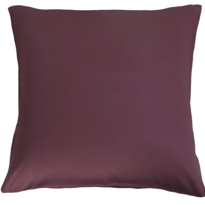 Bambus pudebetræk 60x63 cm - 100% bambus - Bordeaux satinvævet