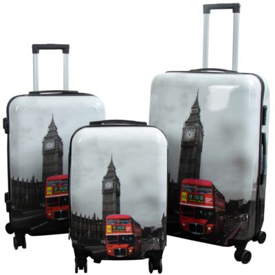 Kuffert - Kuffert med motiv - Big Ben - Hardcase letvægt kuffert med 4 hjul