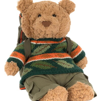 Jellycat Bamse - 26 cm - Bartholomew Bear Hiking Outfit