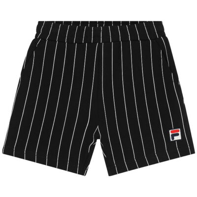 Fila Sweatshorts - Lubaco - Sort/Egret Striped
