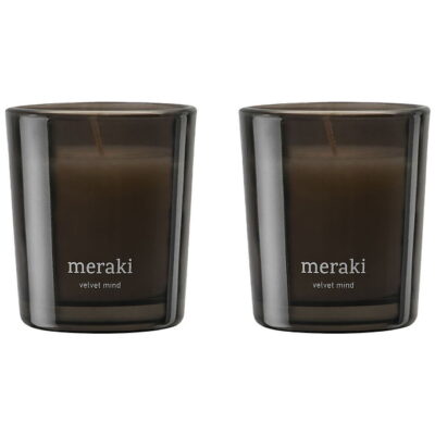Meraki Duftlys - 2-pak - 2x60g - Velvet mind