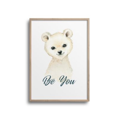 Isbjørn - Be You - Citat Plakat