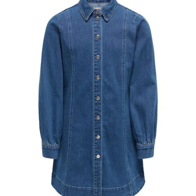 Kids Only Kjole - KogFenja - Medium Blue Denim