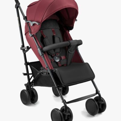Kinderkraft SIESTA 2 Paraplyklapvogn, Dark Ruby