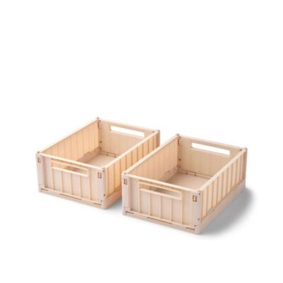 Liewood Weston Opbevaringsboks - 2-pak - Small - Apple Blossom