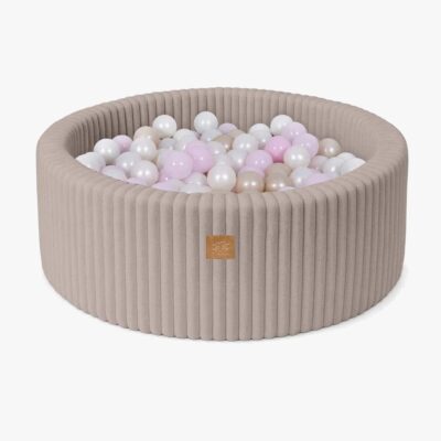 MeowBaby Churros Boldbassin Pebble Beige, Pink/Gold