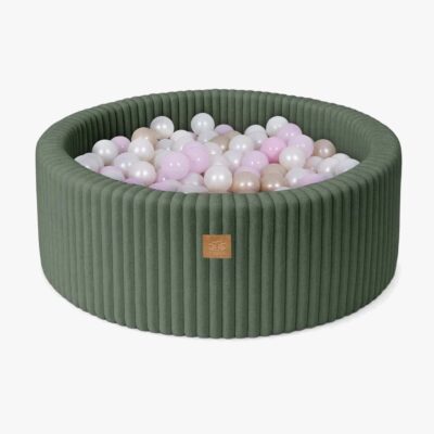 MeowBaby Churros Boldbassin Olive Green, Pink/Gold