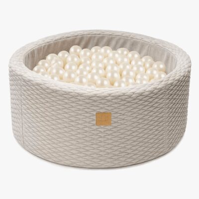 MeowBaby Dune Rund Boldbassin, Ivory
