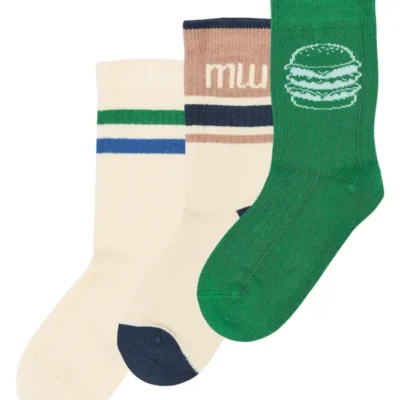 Moe Bambus Strømper 3-pak - Fern Green - 35/38