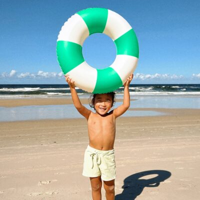 SUNNYLiFE Mini Badering, Pool Party Green Stripe