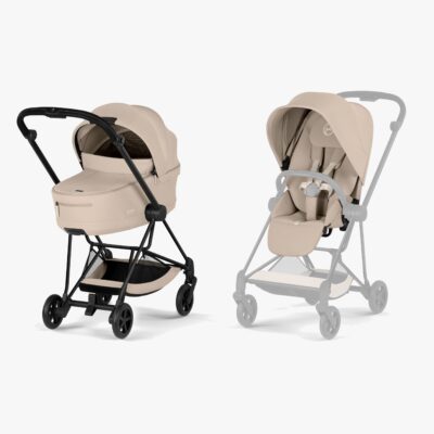 Cybex MIOS Comfort Duovogn, Matt Black/Cozy Beige