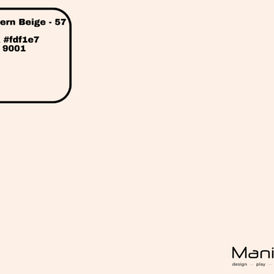 Manis-h Sengehest Classic - Modern Beige / 200 cm