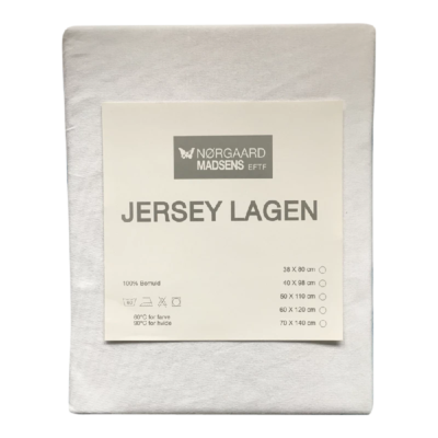 NM Jersey Lagen Str. 40x98 cm. Hvid