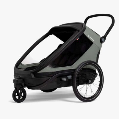 Hamax Outback Next Cykelanhænger, Green/Black