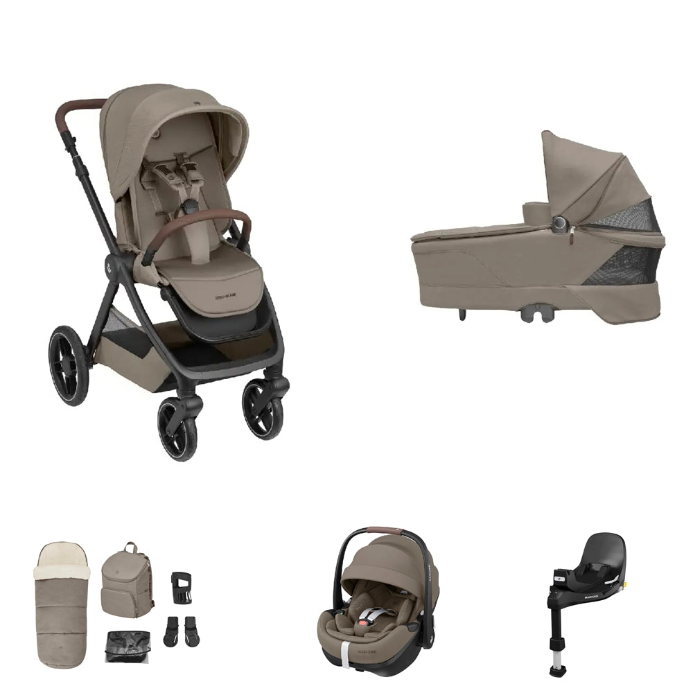 Maxi-cosi Oxford+, Tilbehørspakke, Pebble 360 Pro2 m. Base - Twillic Black / Twillic Graphite / Twillic Green