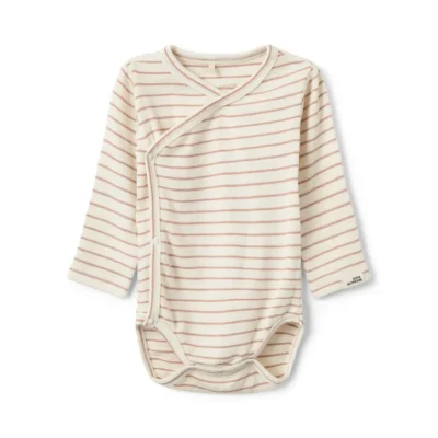 Kaya Langærmet Body - Rose stripe - 44