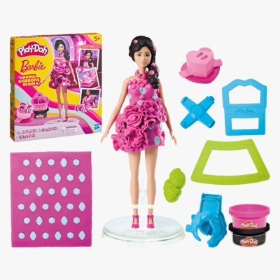 Play-Doh Barbie Modellervoks med Dukke Ædelsten og Rosetter