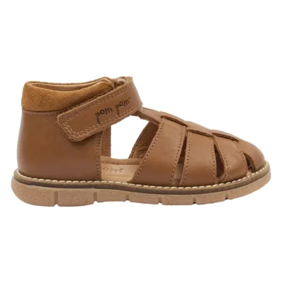 Peak Velcro Sandal - Camel - 26