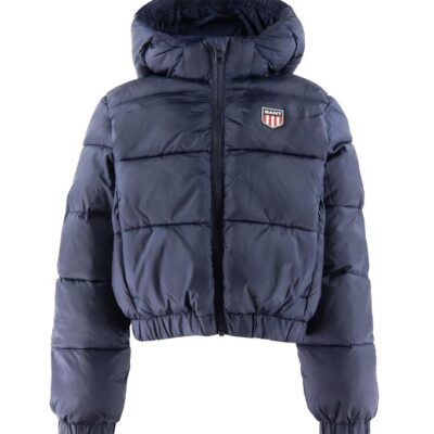 GANT Dynejakke - Retro Shield - Evening Blue