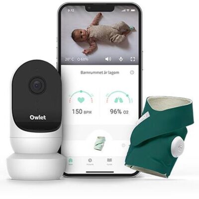 Owlet Duo Babyalarm med Cam 2, Deep Sea Green