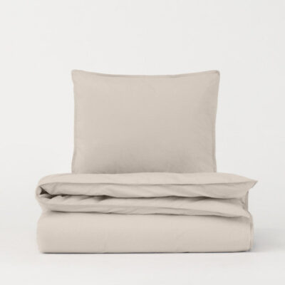 DAWN sengetøj - Ivory - 140x220 cm - 100% økologisk bomuld -