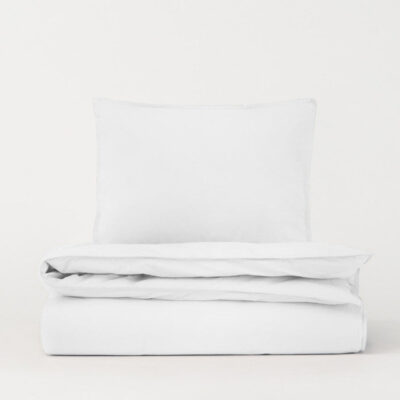 DAWN sengetøj - Bright White - 140x200 cm - 100% økologisk bomuld -