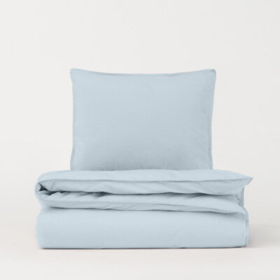 DAWN Dynebetræk Baby/Junior - Arctic Blue - 70z100 cm - 100% økologisk bomuld -