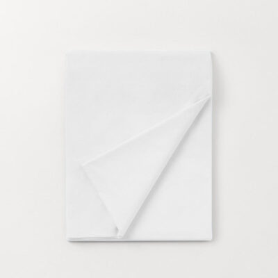 DAWN Fladt Lagen (260x260) - Bright White - 100% økologisk bomuld -
