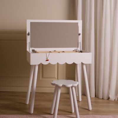Alice & Fox Dune Sminkebord til børn Junior, White, Børnemøbler, Indretning børneværelse