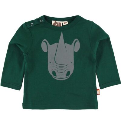 DYR Bluse - Critter - Dark Bottle m. Næsehorn