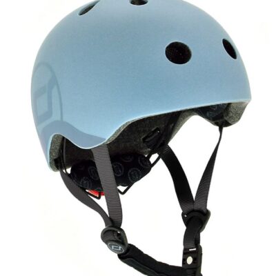Scoot & Ride Cykelhjelm S/M - Steel
