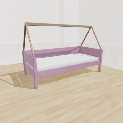 Manish-h Saga Børneseng 90x200 - Lavender Rose