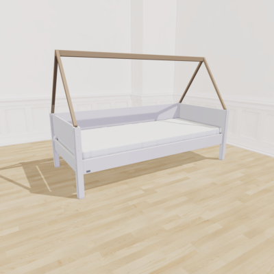 Manish-h Saga Børneseng 90x200 - White
