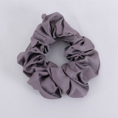 Bambus scrunchie i lysegrå