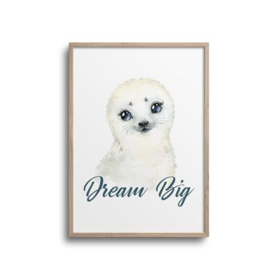 Sæl - Dream Big - Citat Plakat
