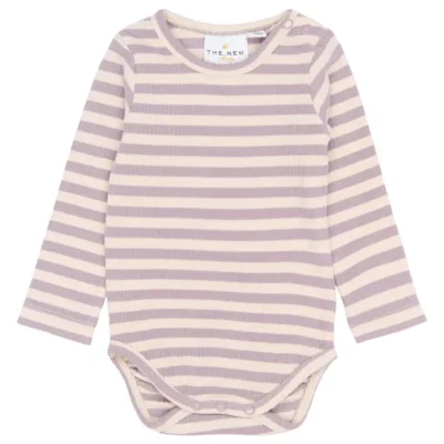 Fro Langærmet Rib Body - Sea Fog Striped - 92