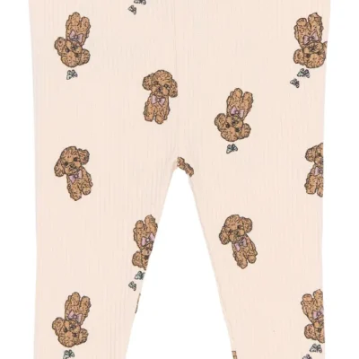 Sona Rib Leggings - Silver Peony - 92