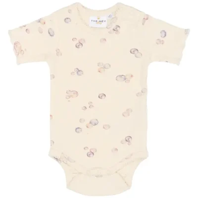 Tamma Kortærmet Rib Body - Gardenia AOP - 68