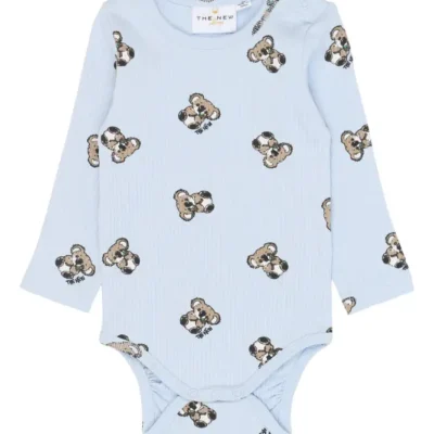 Topper Langærmet Rib Body - Heather AOP - 68