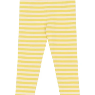 Fro Rib Leggings - Dusky Citron Striped - 86