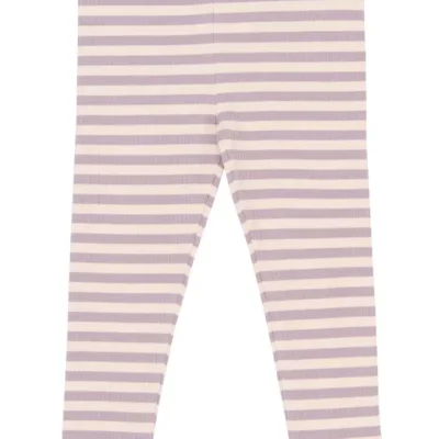 Fro Rib Leggings - Sea Fog Striped - 104