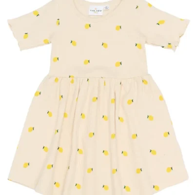 Smilla Rib Kjole - Gardenia - 86