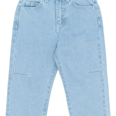 Silvio Barrel Fit Jeans - Light blue denim - 110