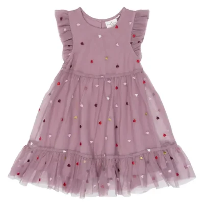 The New Siblings Vadia Mesh Kjole - Elderberry - 92