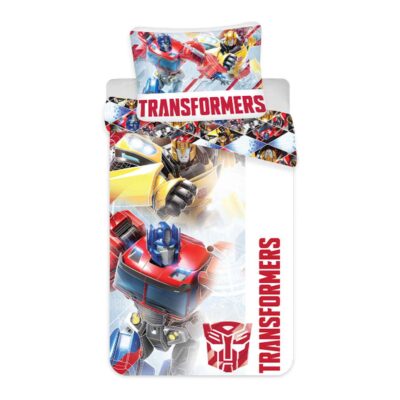 Sengetøj - Transformers - Sengetøj børn - Dynebetræk i 100% bomuld