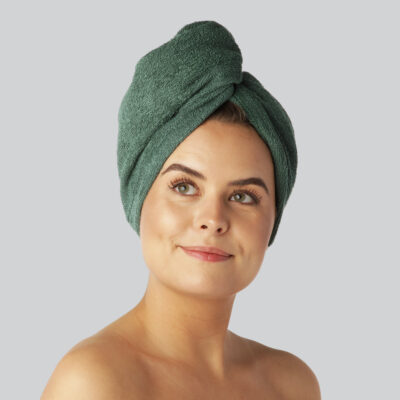 Bambus hårturban i navy