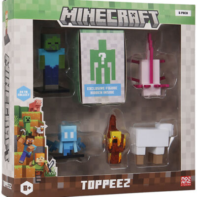 Minecraft Legetøjsfigurer - 3D - 6-pak