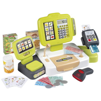 Smoby Kasseapparat m. Lys/Lyd - Stor - 30 dele
